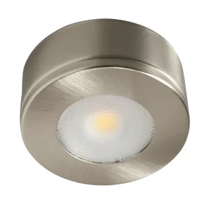 Cabinet Light Circular LED 2.5W 4000K 210lm Satin Chrome