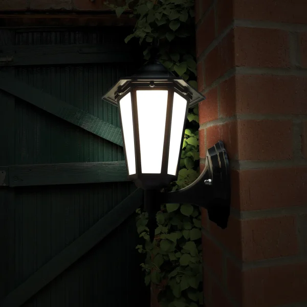 Eterna DVECOFBK LED Outdoor Wall Full Lantern IP44 Black 7W - Image 4