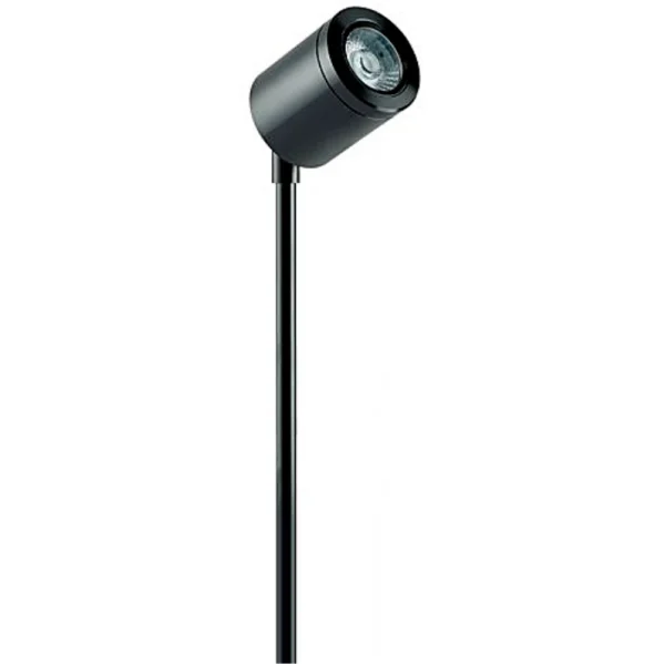 Spike Lighting 2700K LED Mains Voltage Black Ano Alu 40 Degrees Beam An