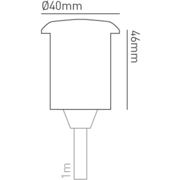 Groundlight Mini DoMedium 3000K LED Stainless Steel 316 3 Windows - Image 3