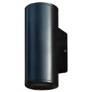 KSR Wall Light Round Updown GU10 2 x 9W IP65 NO Lamp Black - Image 2