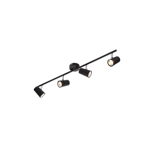 Forum INL-31723-BLK Harvey Spotlight 4 Light Bar Black
