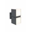 Lutec 5193801118 Cuba Integrated LED Wall Light Adjustable Heads Dark Grey IP54 - Image 2