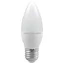 5W 2700K ES-E27 LED Candle Thermal Plastic Dimmable Lamp - Image 2