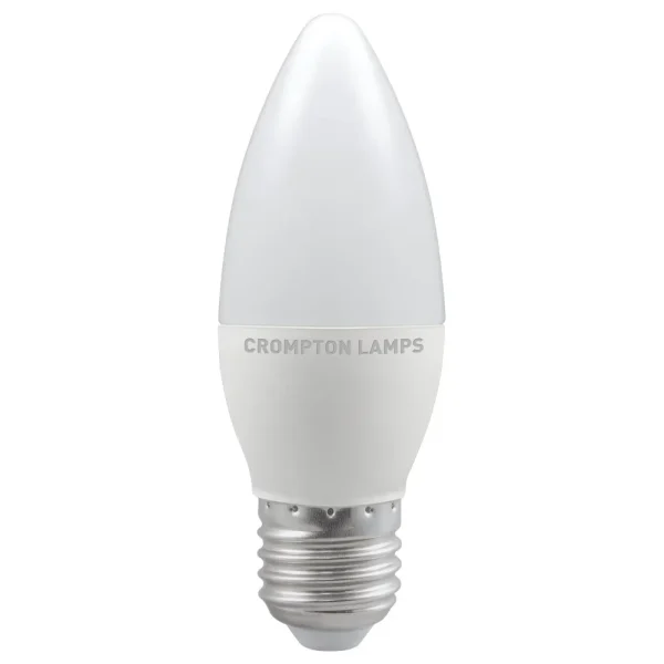 5W 2700K ES-E27 LED Candle Thermal Plastic Dimmable Lamp