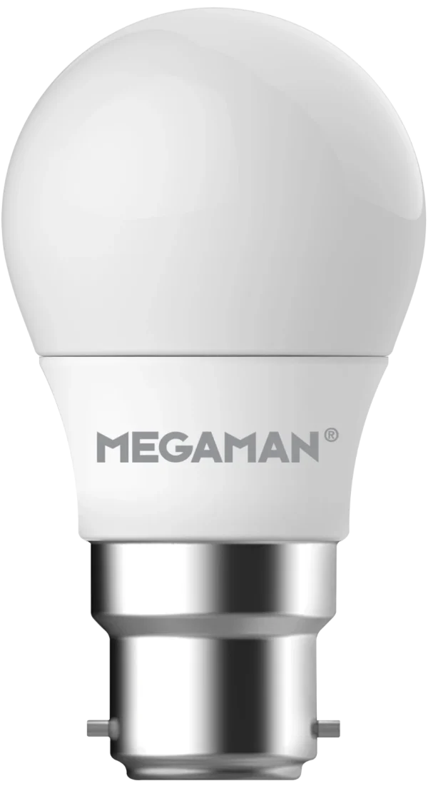 Megaman 711109 5.5W 2700K Golf Ball Lamp B22 - Dimmable
