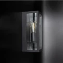 KSR Barella Wall Lantern Single E27 Black IP44 - Image 2