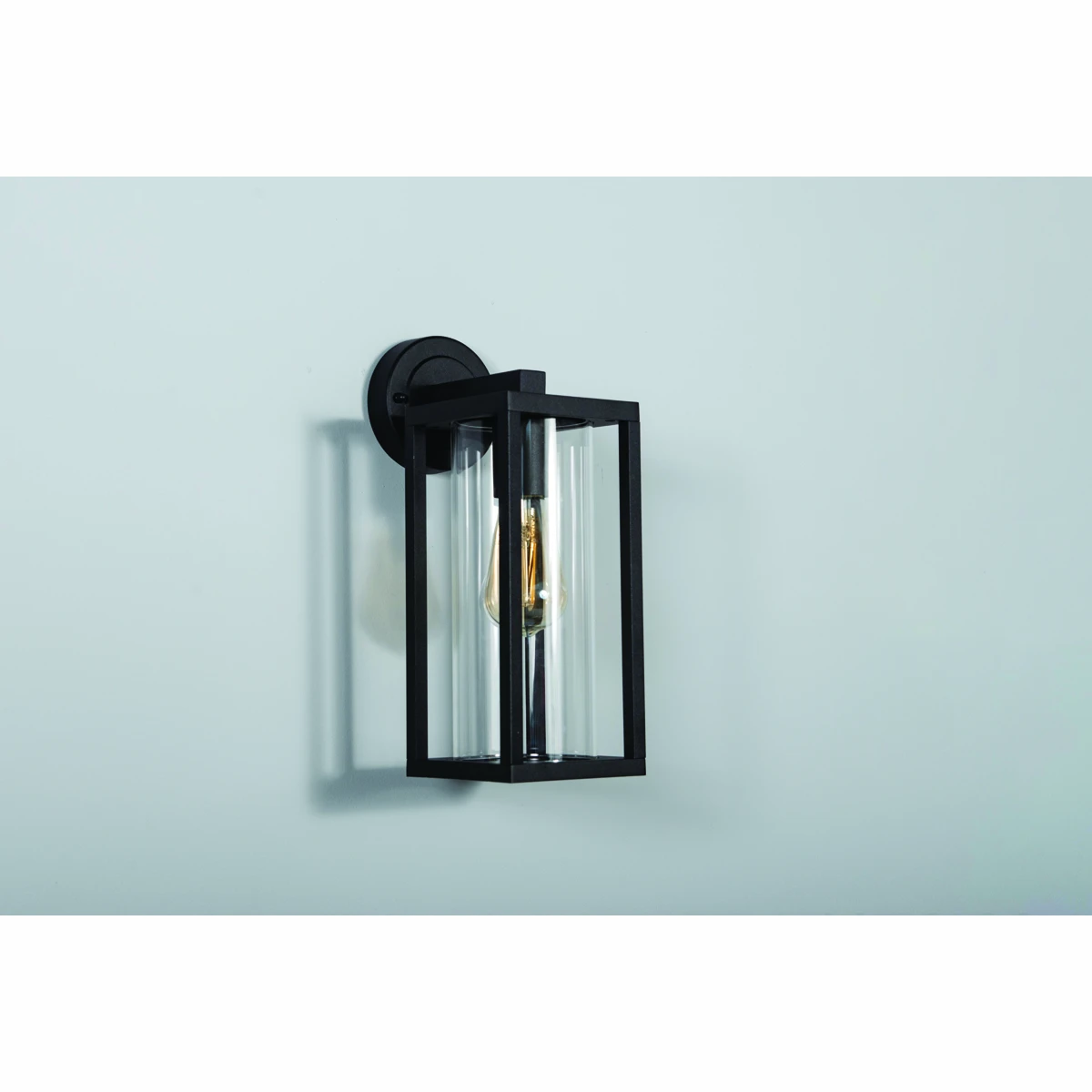 KSR Barella L Wall Lantern Single E27 Black IP44 - Image 4