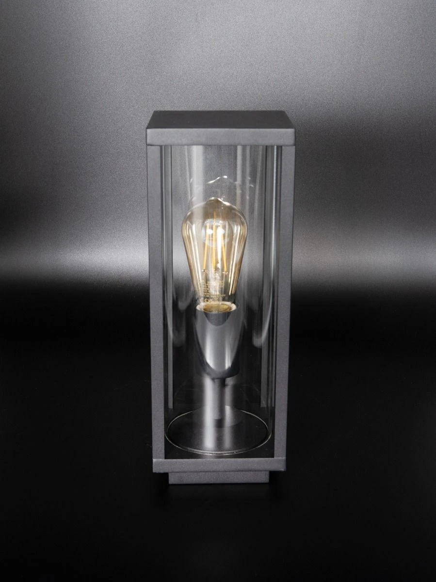 KSR Barella L Pillar Lantern E27 Black IP44 - Image 3