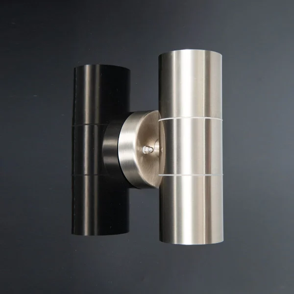 KSR Luso II GU10 Up/Down Wall Light Stainless Steel - Image 3