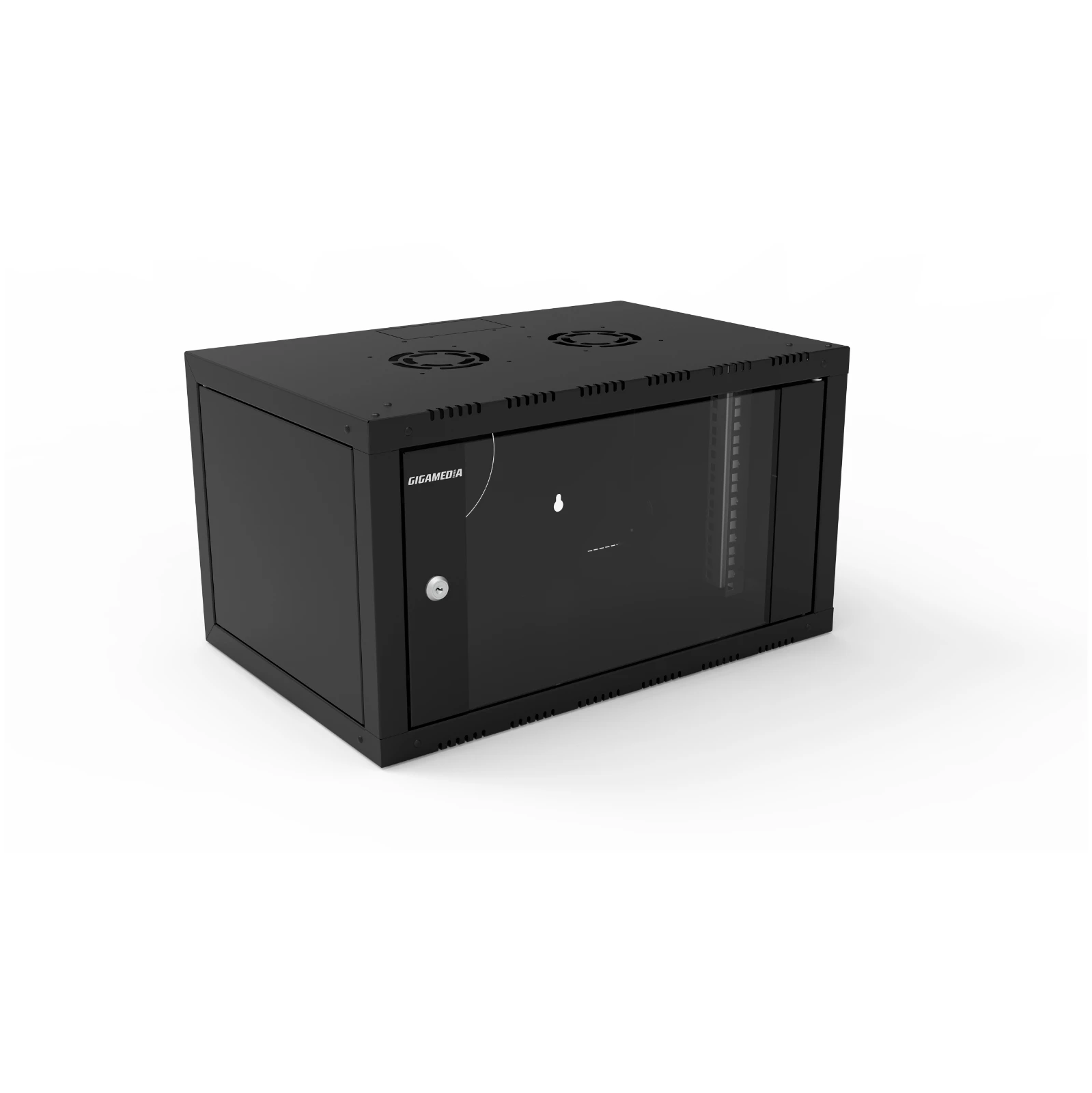 Gigamedia 19'' Wall Mount Cabinet With Sides Access INIBOX 6U 600mm Width