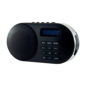 Groove Milan Metal Finish Rechargeable DAB+ Radio