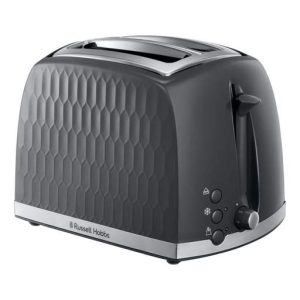Russell Hobbs Honeycomb 2 Slice Toaster Grey