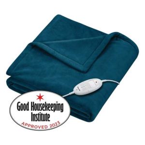 Beurer Cosy Heated Throw 180x130cm Ocean Blue