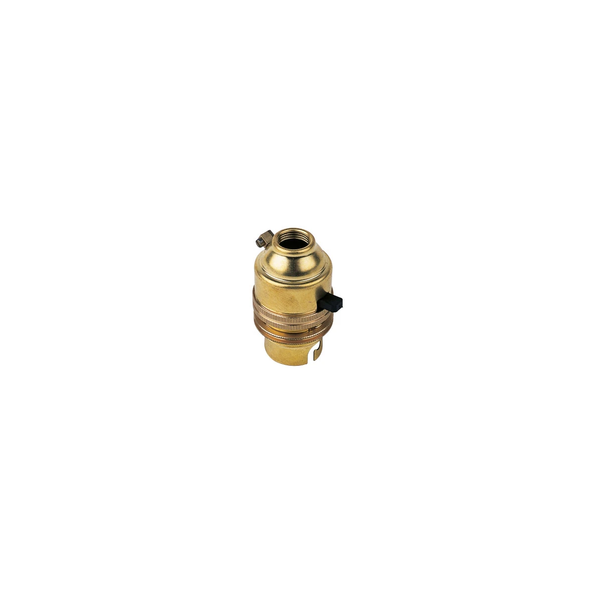 Jeani A38 BC-B22 Switched Brass Lamp Holder 1/2 Inch