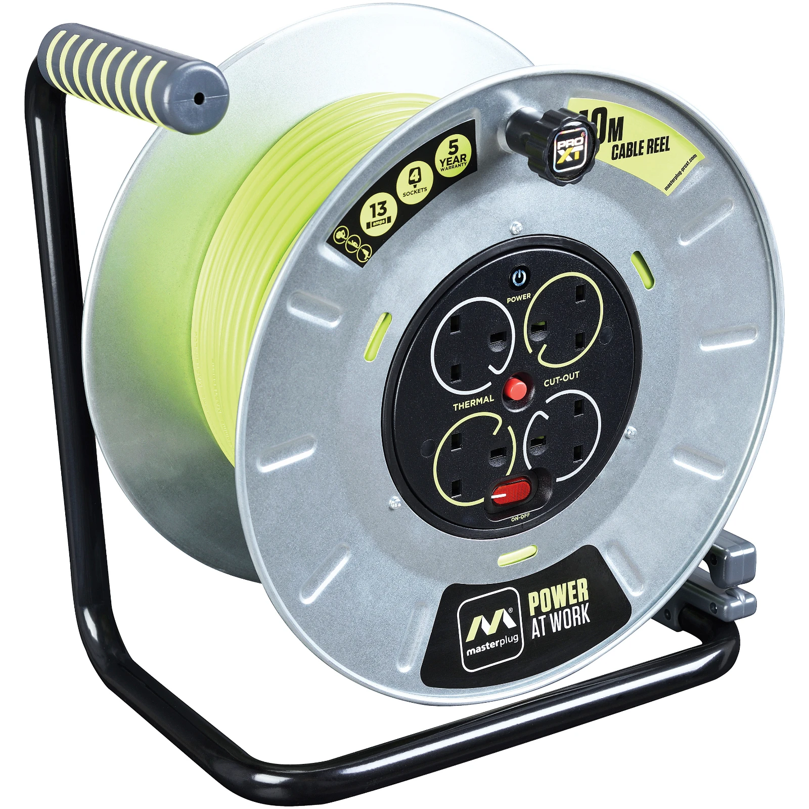 40m Heavy Duty Metal Open Reel