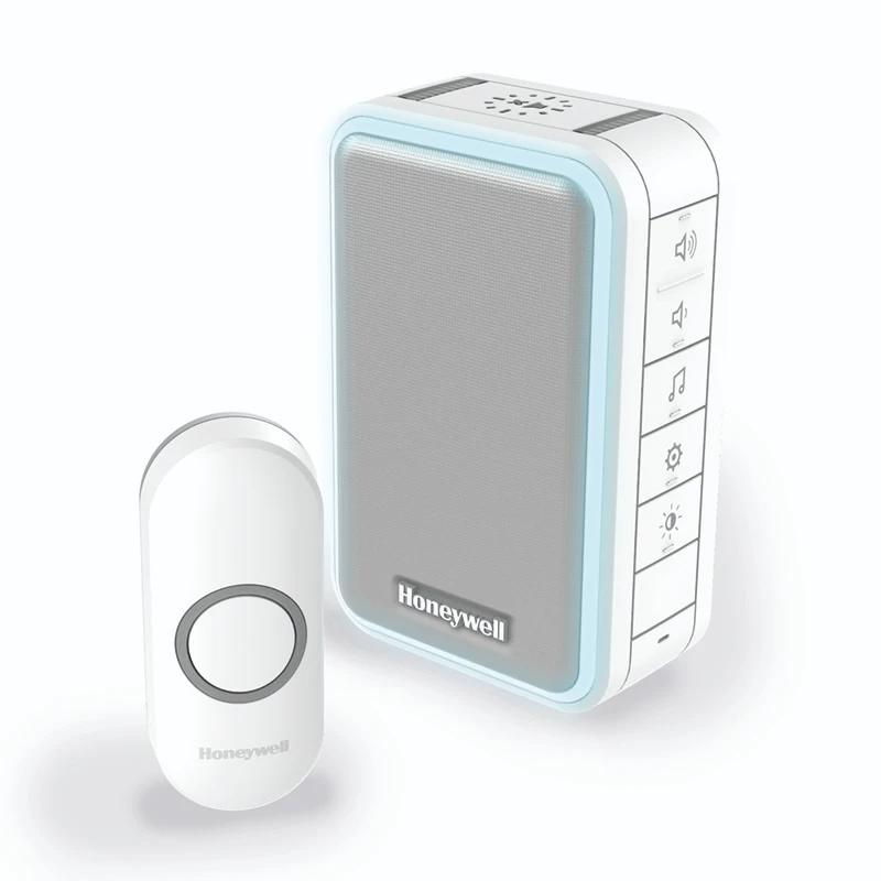 Door Chime Kit Wirefree 150m 84Db White 6 Tunes Halo Light