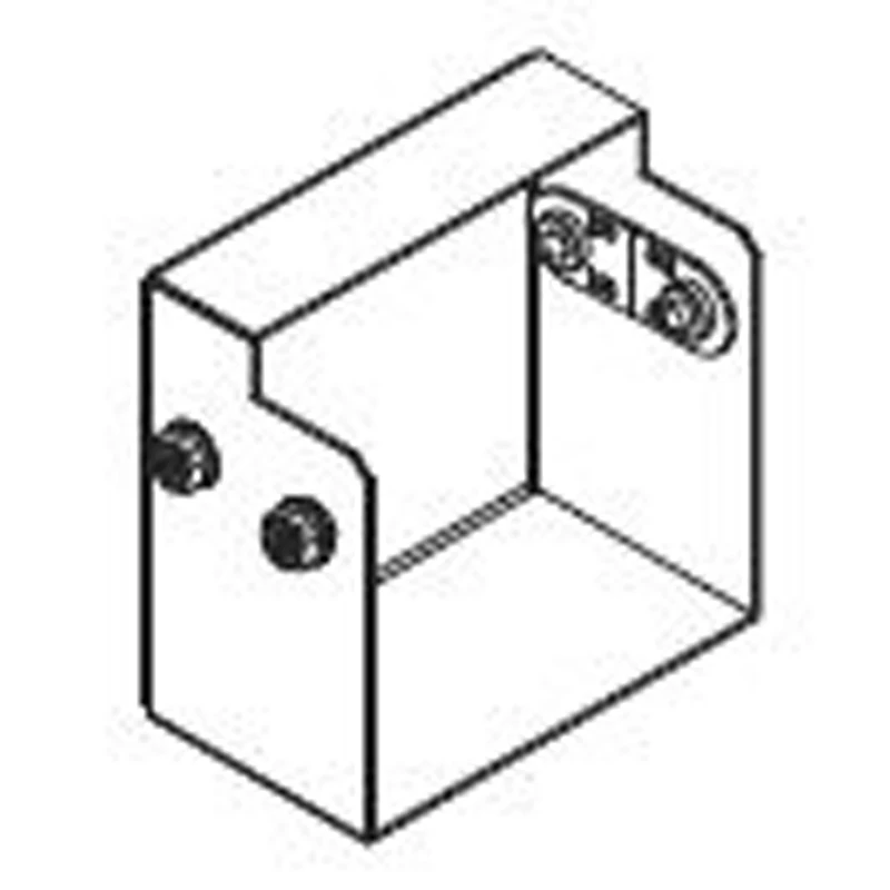 Legrand End Cap IP4X 50 x 50mm Pre-Galvanised Steel - 2 Pack - Image 3