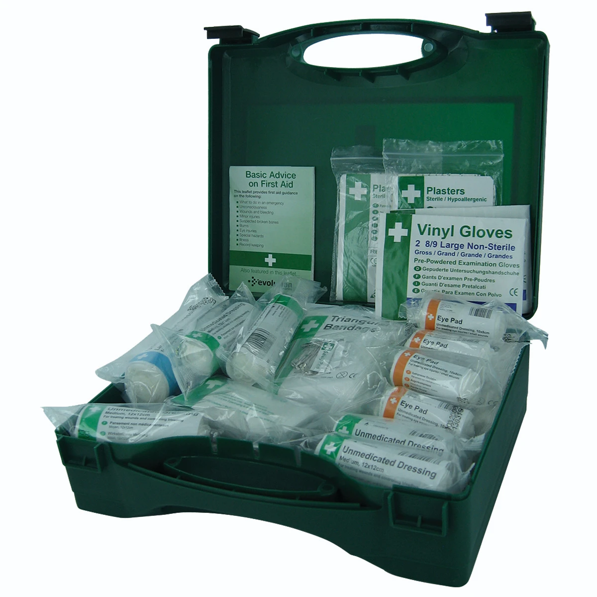 Traditional Box Workplace First Aid Kit for 1-10 Persons Green - Image 3