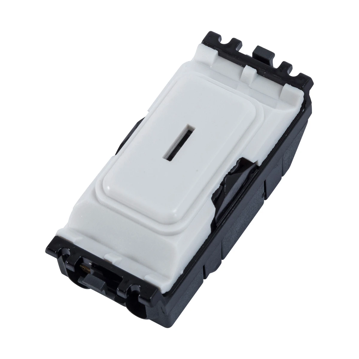 Grid Plus 2-Pole 1-Way Secret Key Switch Module 20A White - Image 3