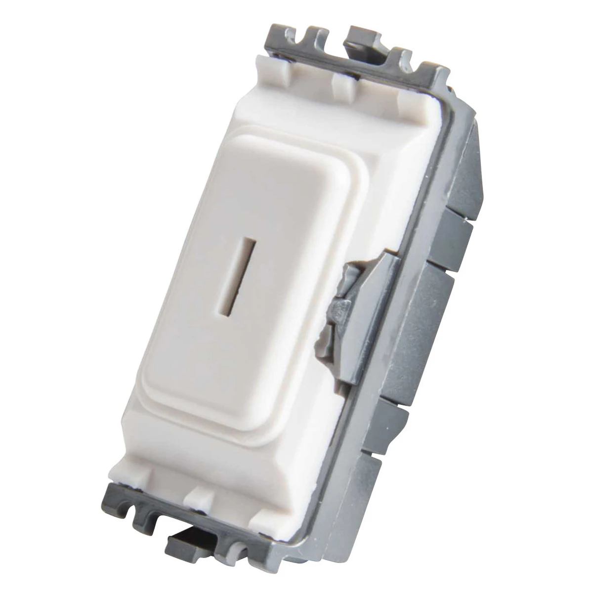 Grid Plus 2-Pole 1-Way Secret Key Switch Module 20A White - Image 4