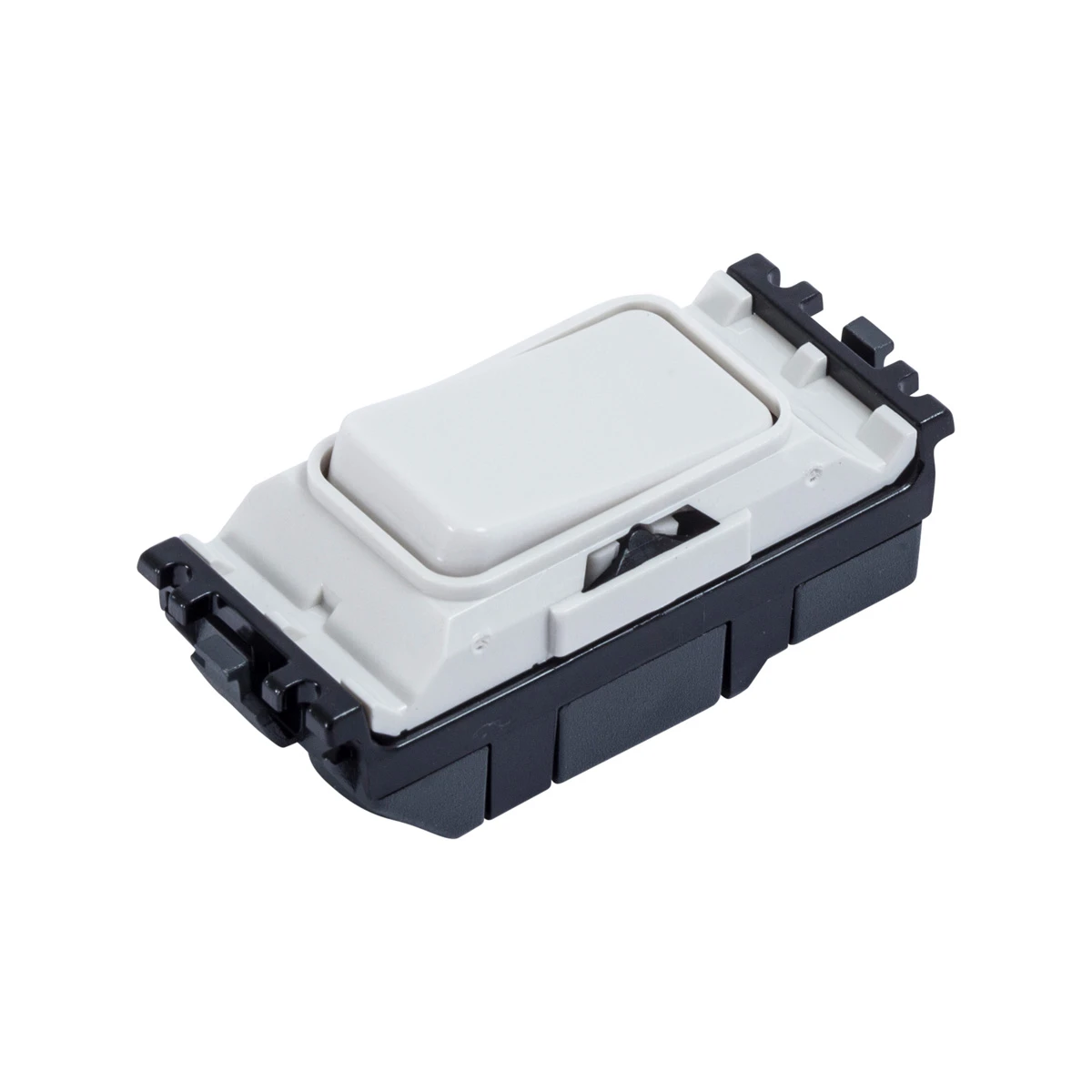 Grid Plus 1 Pole 2 Way Switch Module 10A White - Image 4