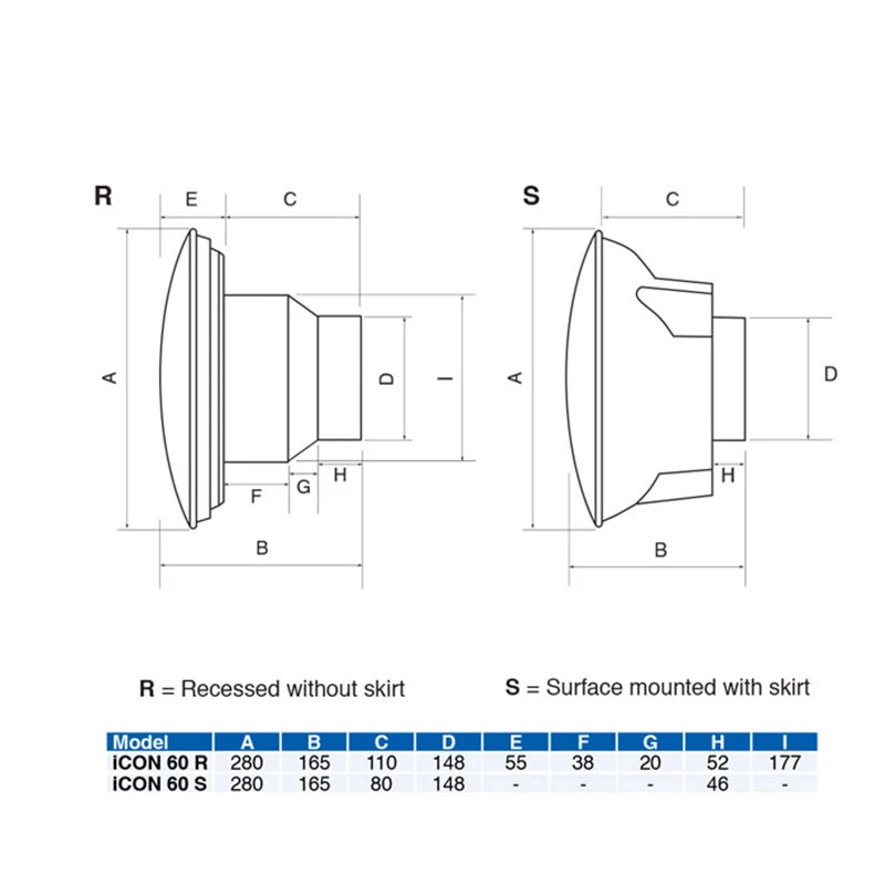 Airflow 72591701 iCON60 Low Profile Extractor Fan - Image 3