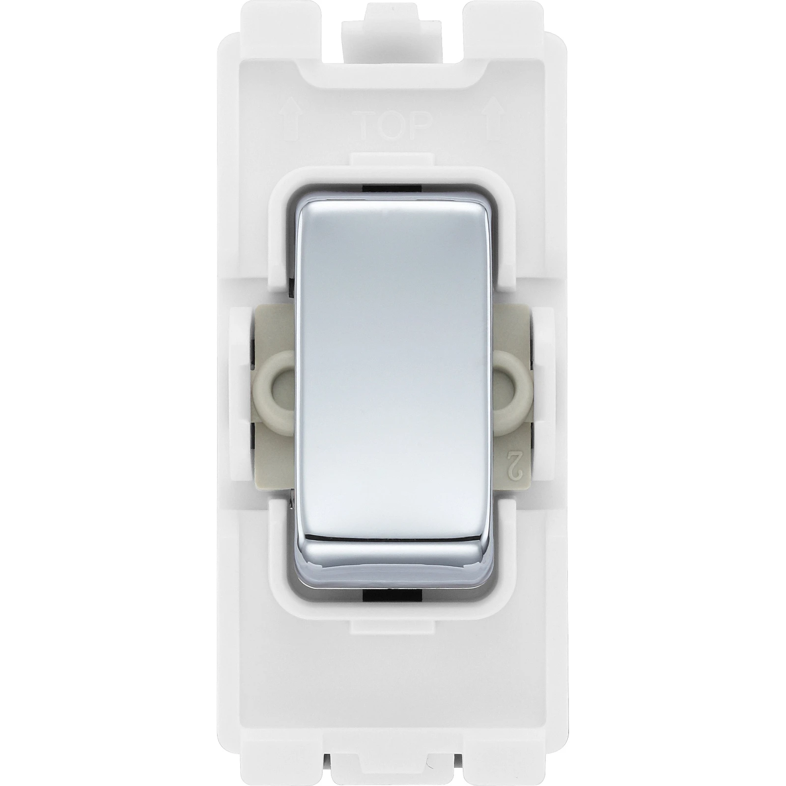 BG RPC30 20A DP Grid Switch Polished Chrome - Image 4