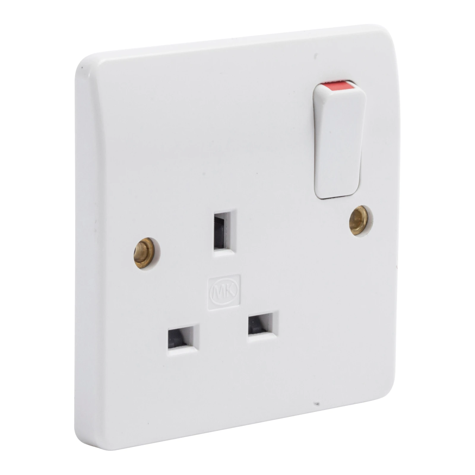 MK K2757WHI Logic Plus 1 Gang 13A Double Pole White - Image 3