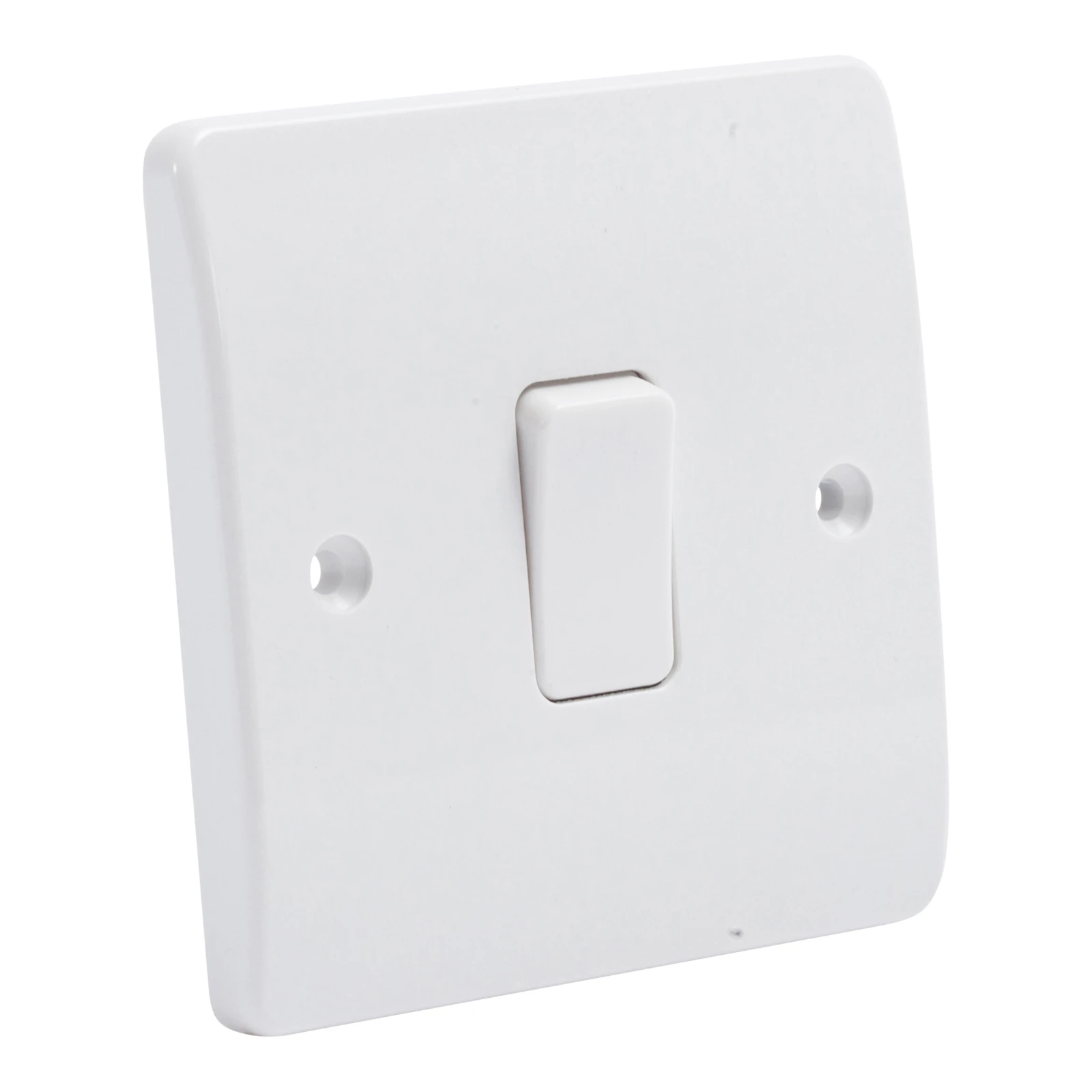 MK Logic Plus K4871WHI Switch 1 Gang 2 Way 10A White - Image 3