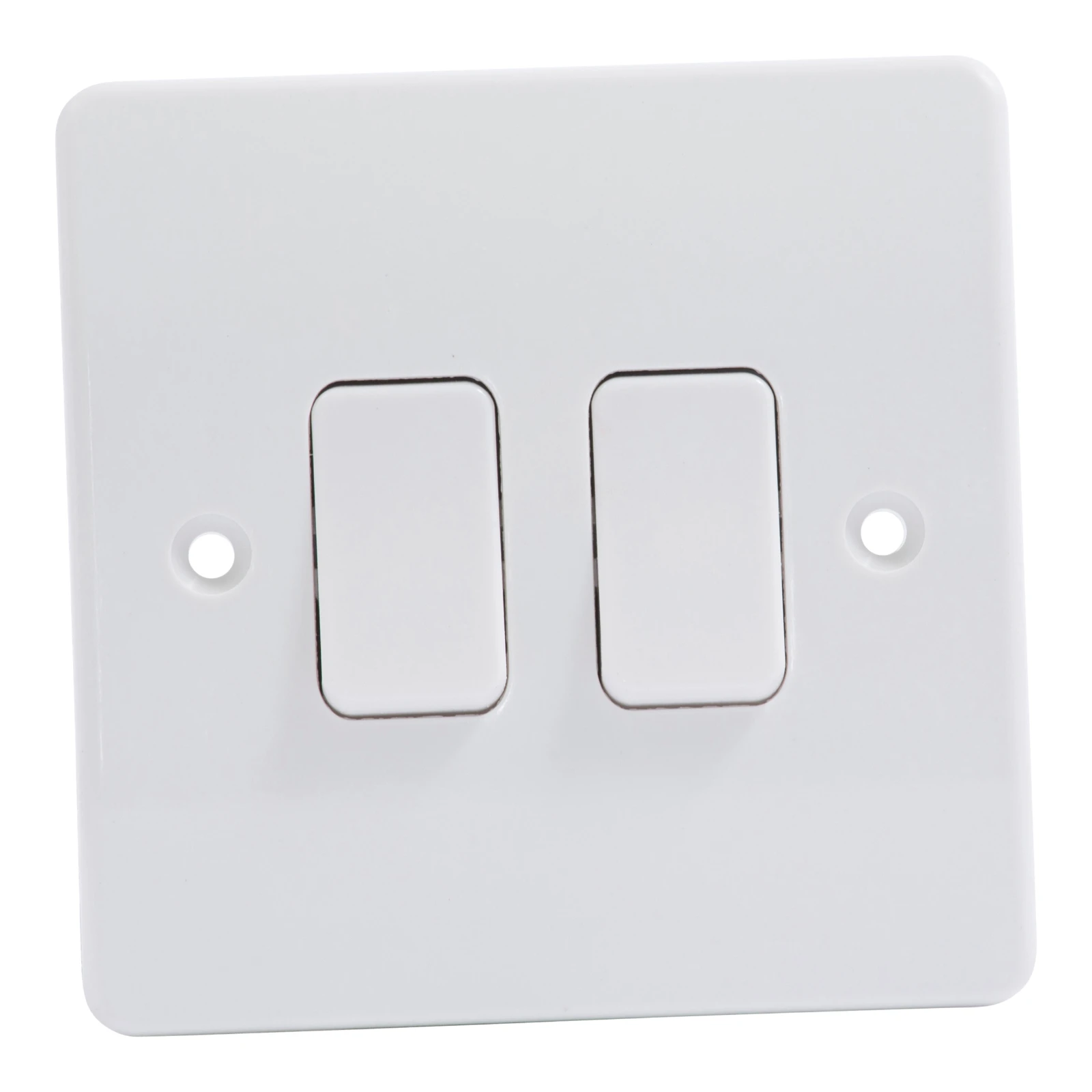MK K4872WHI Logic Plus 10A 2 Gang 2 Way Light Switch White - Image 4