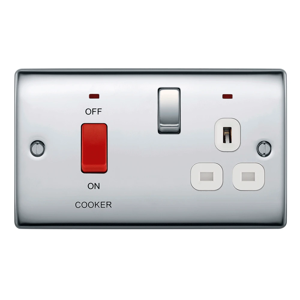 BG Nexus NPC70W Polished Chrome Cooker Control Unit & Neon 45A - Image 4