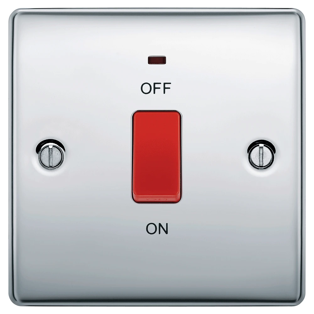 BG Nexus NPC74 Polished Chrome Cooker Control Unit & Neon 45A - Image 4