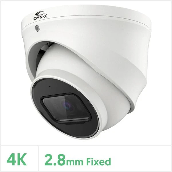 Qvis EAGLE-IPC-8-TUR-FW 4K/8MP Fixed Lens Lite IR Network Turret Camera White - Image 3