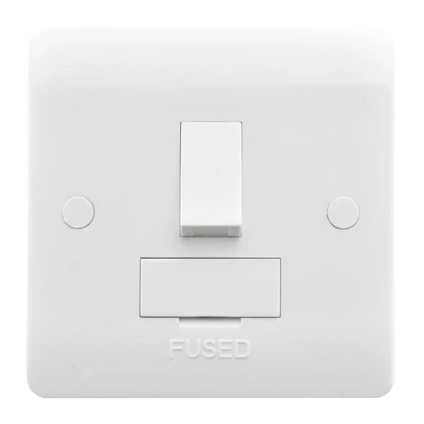 Verve HM2073 13A Switched Fused Spur Connection Unit White - Image 3