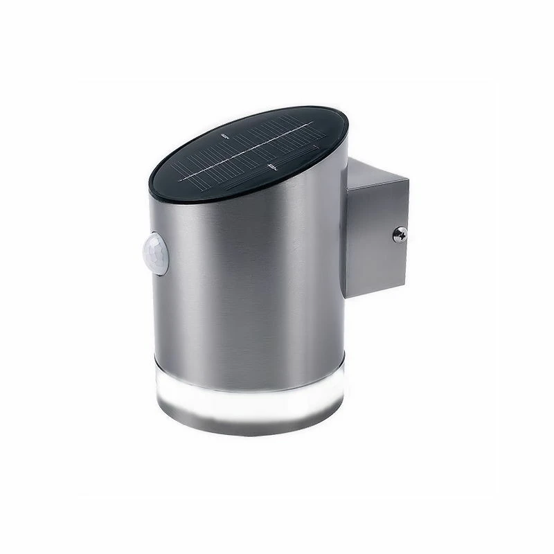 Luceco LEXDSL1S40P 100Lm 2W Stainless Steel Solar Wall Light 840 - Image 3