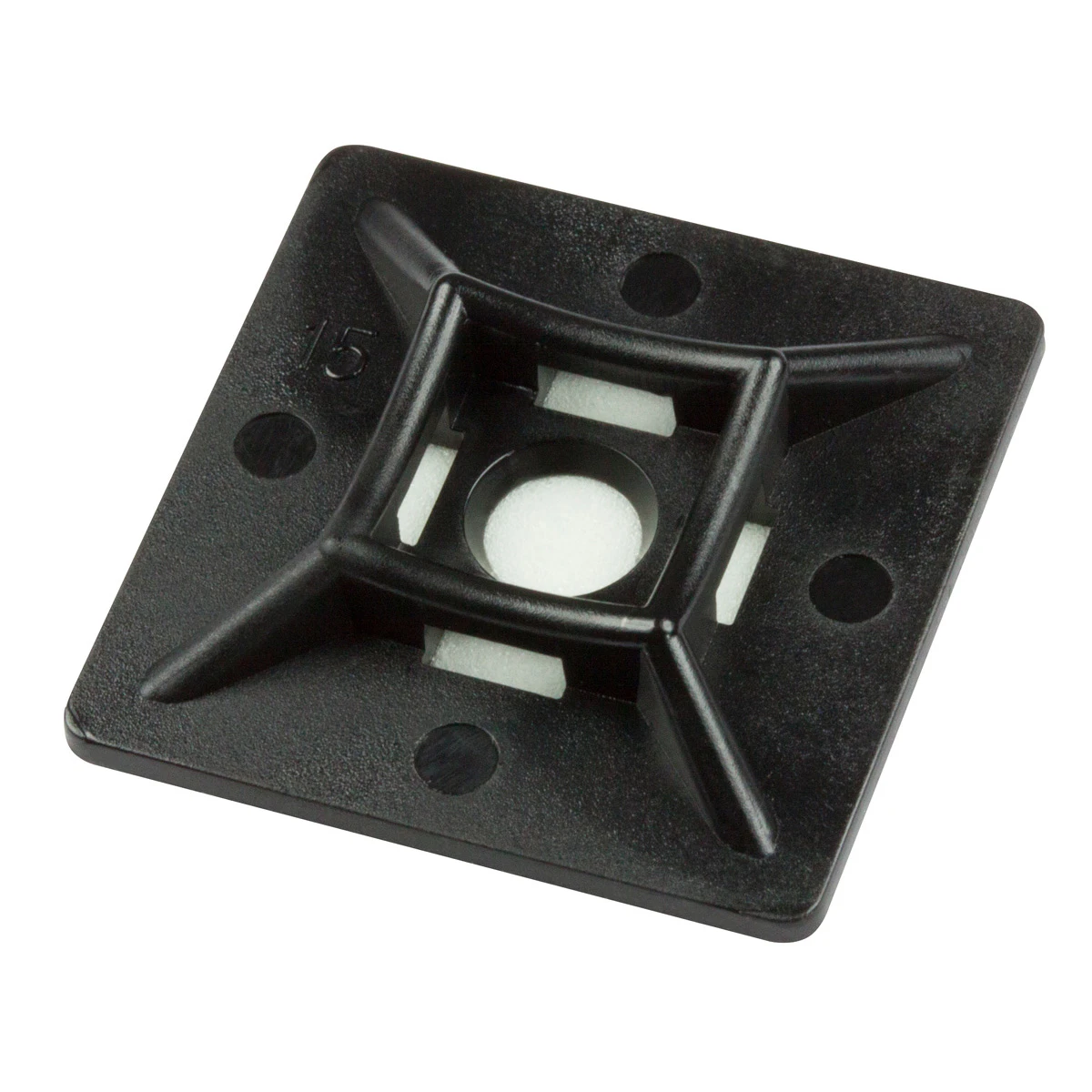 Steeple CA28X28-B Cable Tie Adhesive Base 28mm x 28mm Black - Image 4