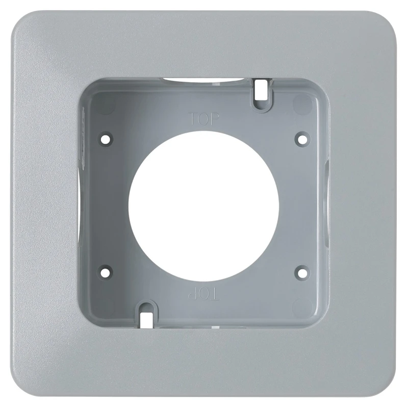 MK 1 Gang Flush 165X165X41mm Grey Frame - Image 3