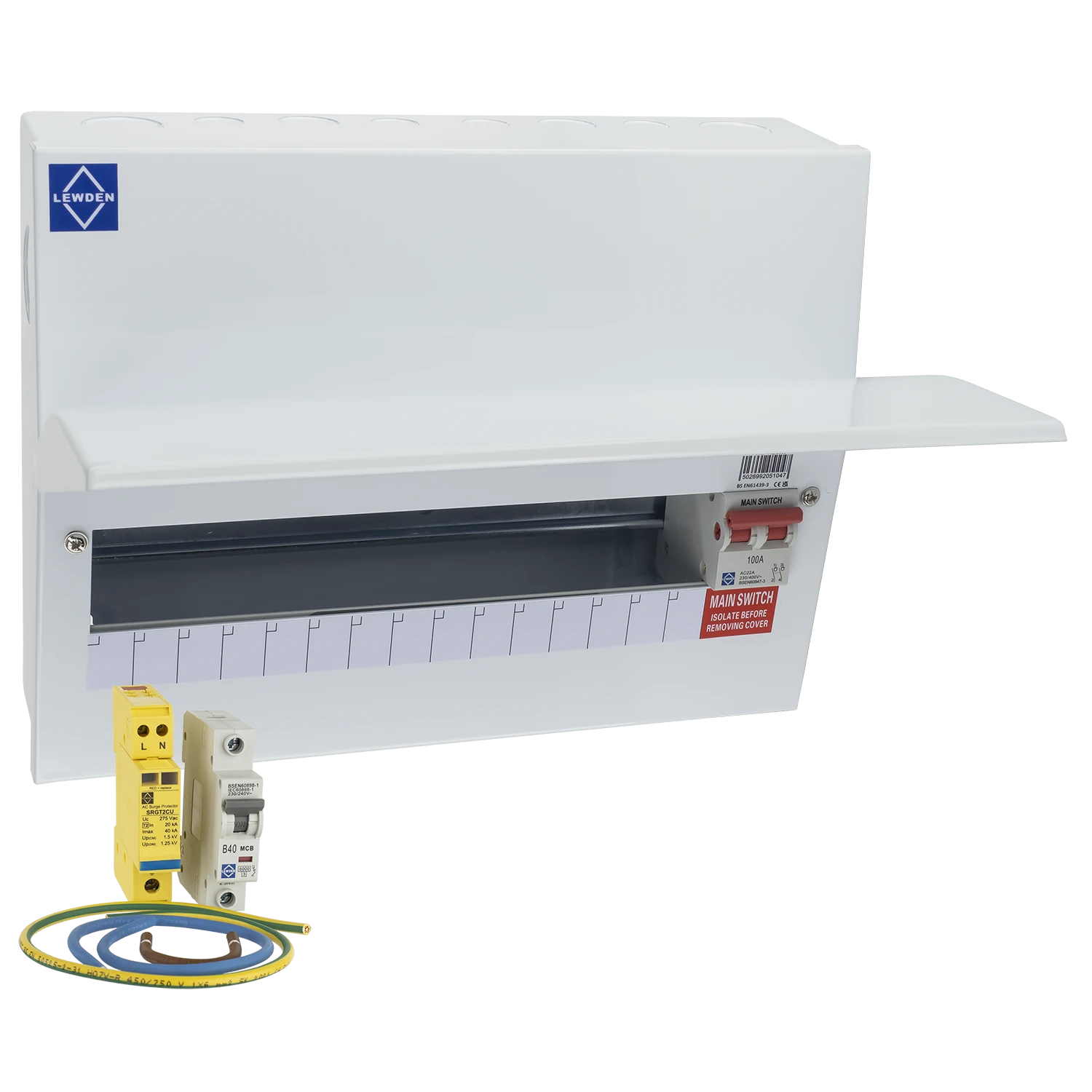 Lewden PRO-R08MS 6 Way Board with Surge Protection Kit - Image 4