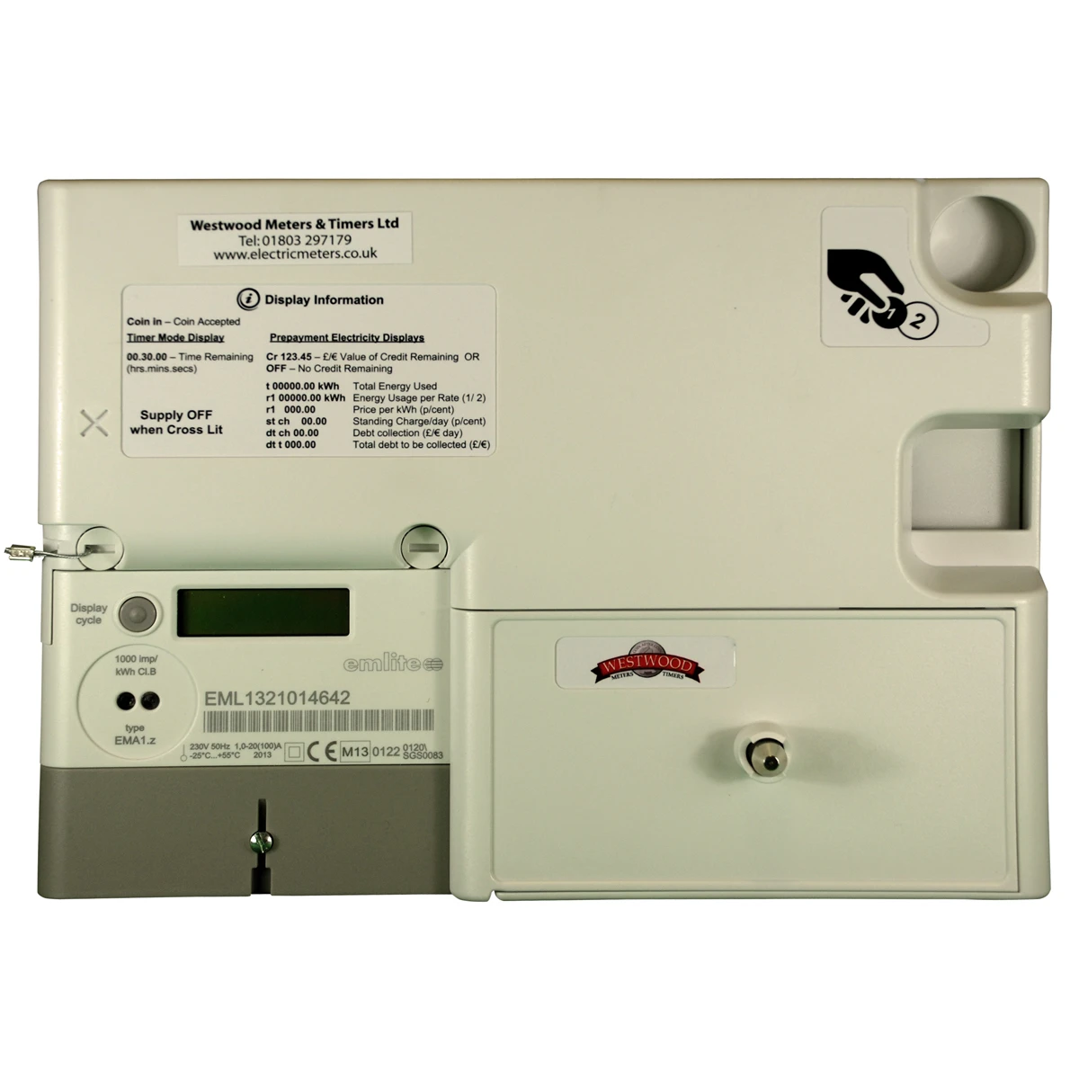 Westwood WSLOTMET/N MID Approved 100A Coin Meter - Image 4