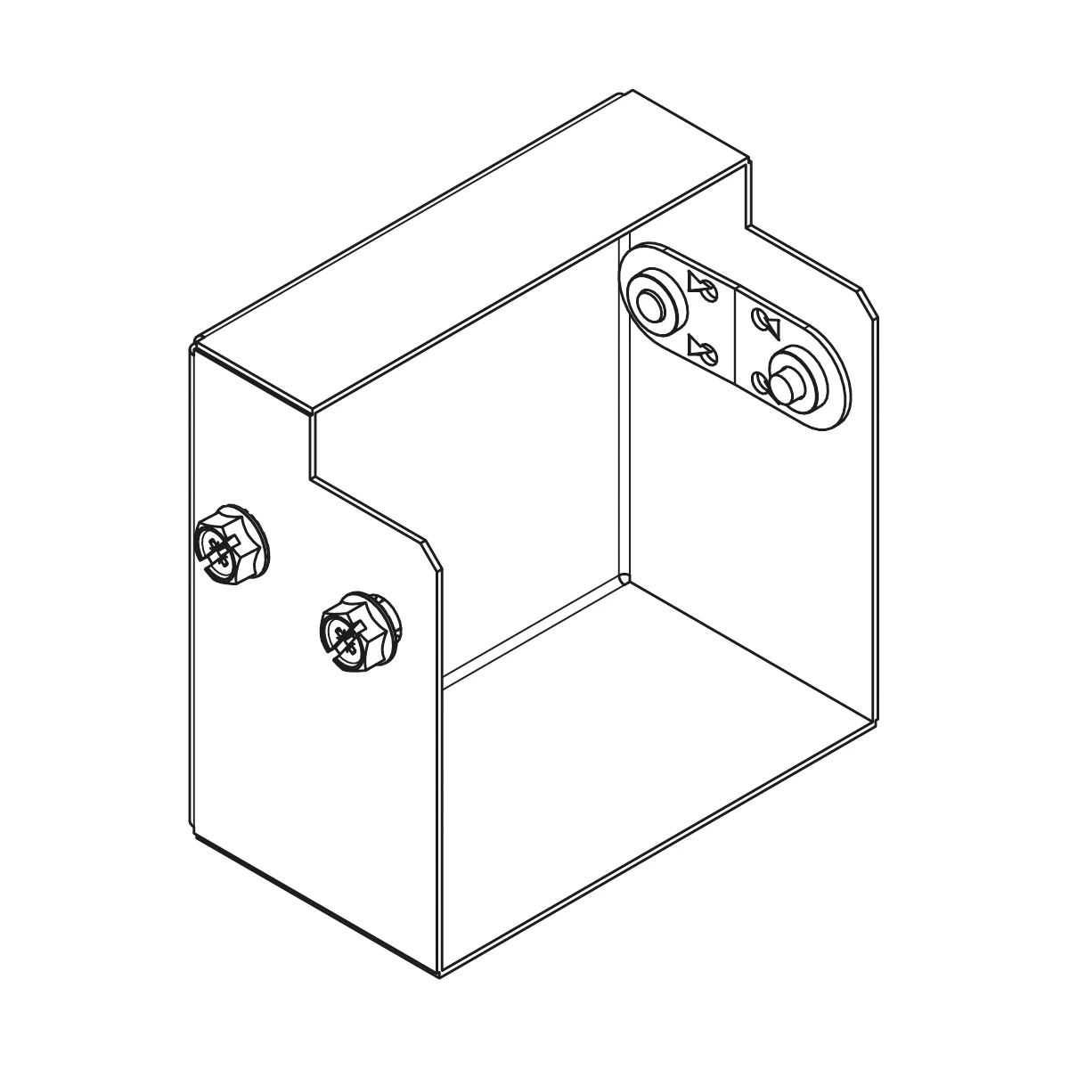 Legrand End Cap IP4X 50 x 50mm Pre-Galvanised Steel - 2 Pack - Image 4