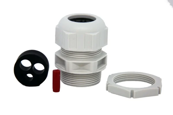 Wiska Tail Gland Dome Top M40 IP66 2 X 25mm 1 X 16mm Grey Nylon Go the-new-tail-kit-from-wiska