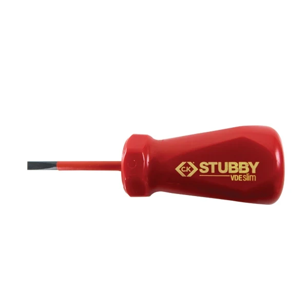 CK Tools T48344-040 Stubby Screwdriver VDE Slim SL4.0x46 - Image 3