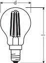 Osram LED Retrofit CLASSIC P DIM 60 6.5W 2700K E14 Lamp - Image 4