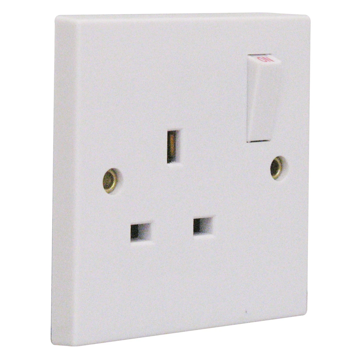 Essentials 11SS131SP 1 Gang 13A Single Pole Switched Single Socket White - Image 3
