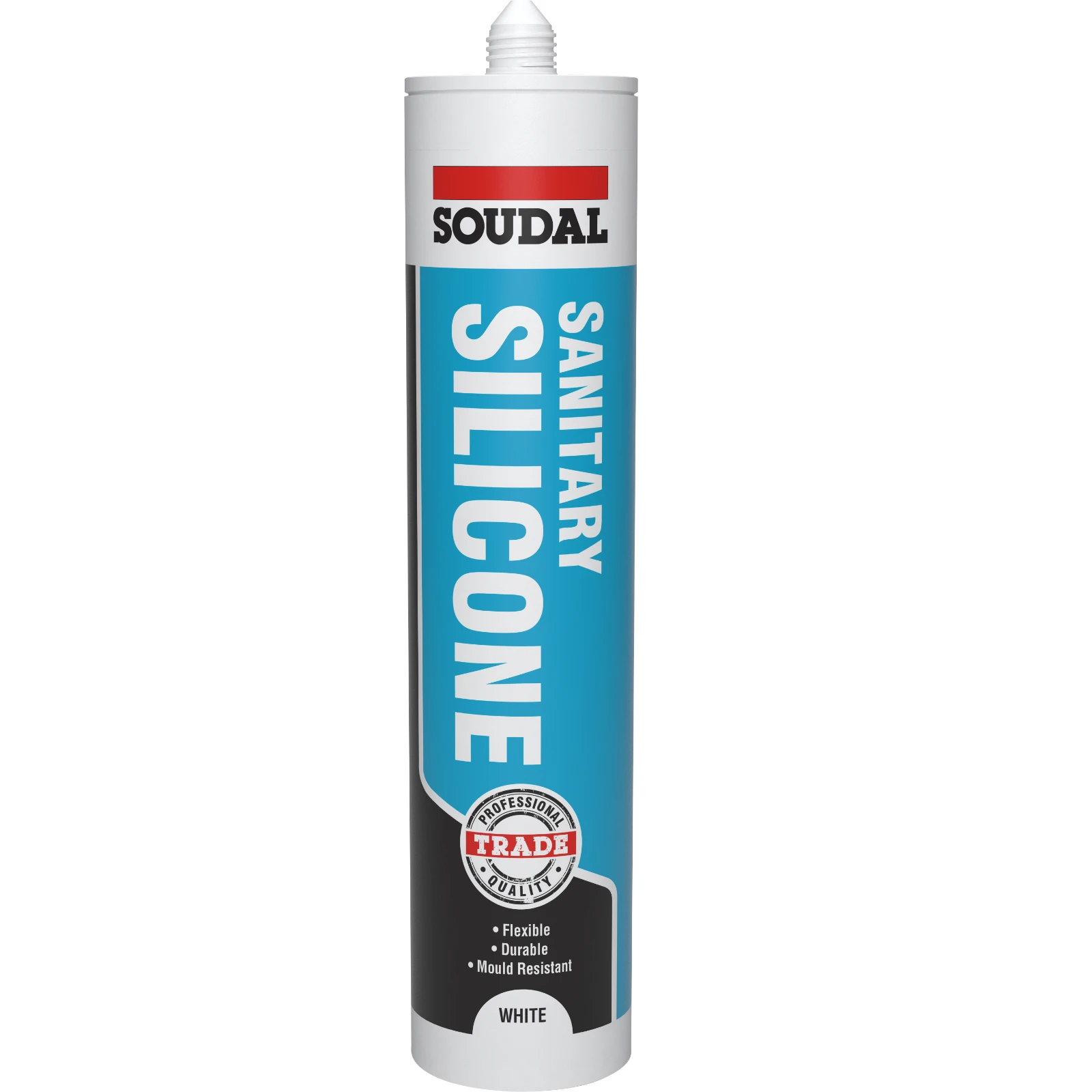 Soudal Sanitary Silicone White 290ml - Image 3
