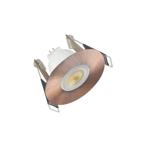 Evofire Mini Fire Rated Downlight 45mm Cutout IP65 Copper Round Integral - Image 3