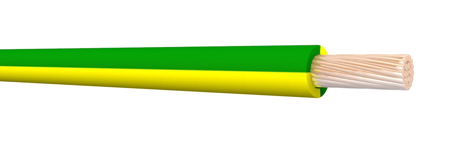 6491X 25.0mm² Green/Yellow PVC Basec Cable 1-Core 100m Roll - Image 3