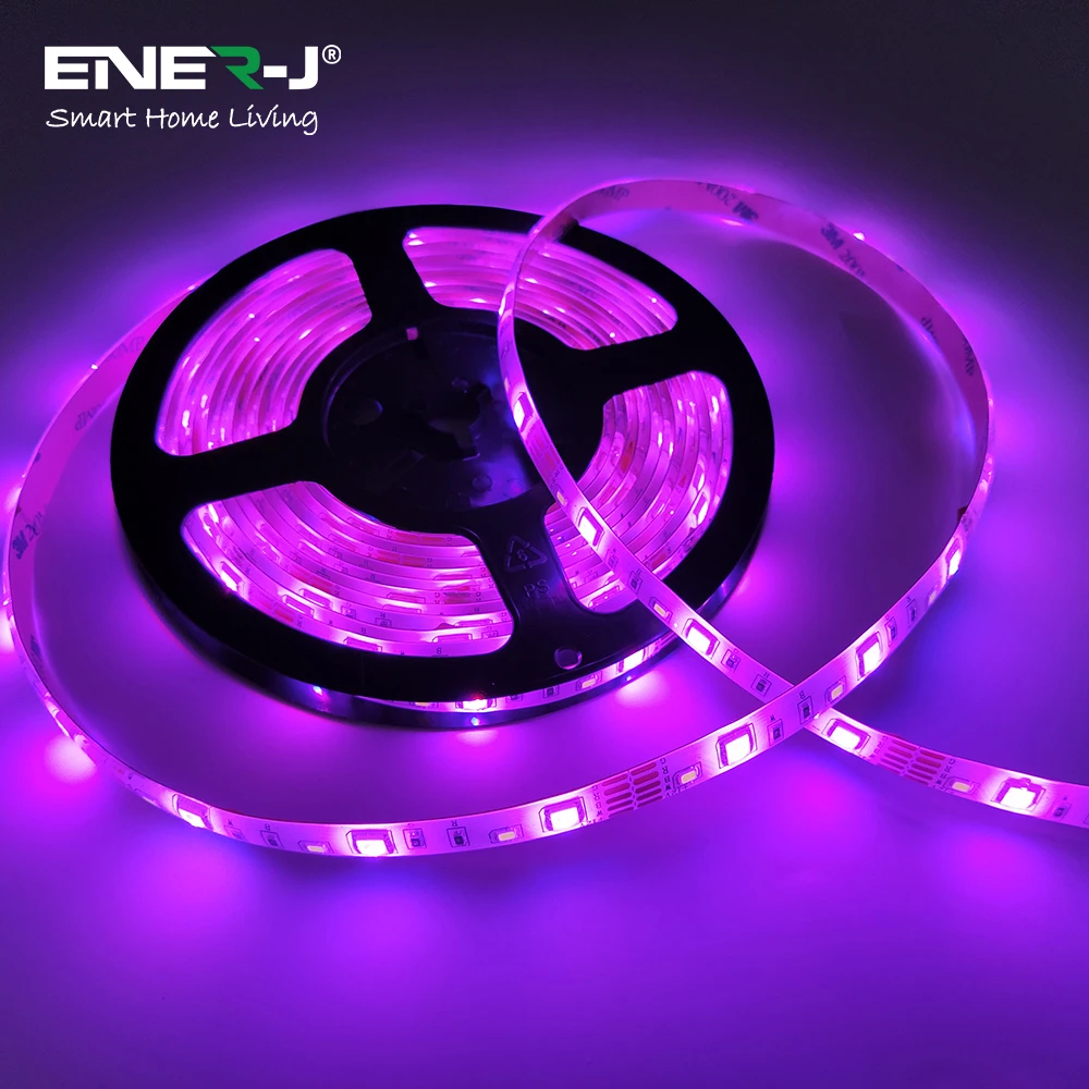 Ener-j SHA5213X Smart Wi-Fi RGB+CCT Changing LED Tape Kit 5m - Image 3