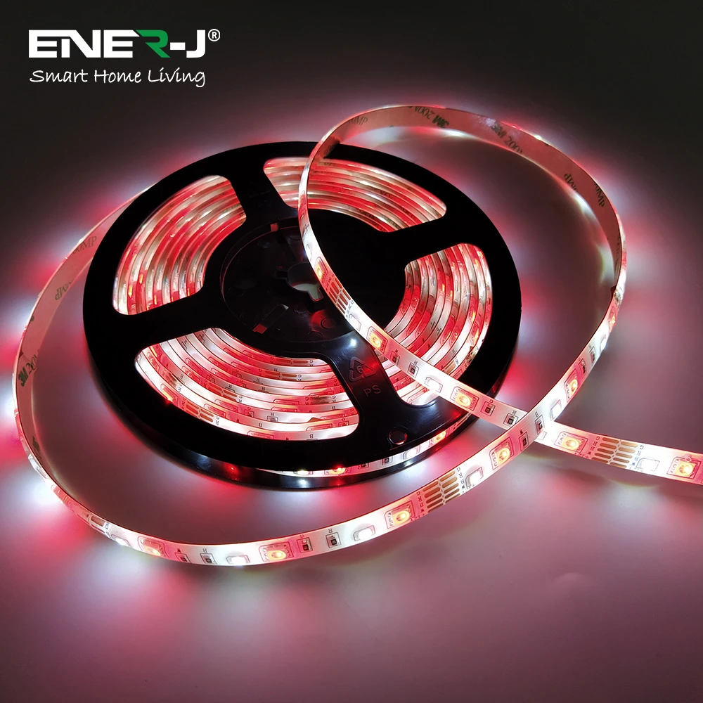 Ener-j SHA5213X Smart Wi-Fi RGB+CCT Changing LED Tape Kit 5m - Image 4